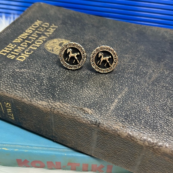 Other - Vintage 70’s Horse CuffLinks